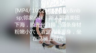 [MP4/ 1022M]&nbsp;&nbsp;邻家小妹！新人眼镜美妞下海，脱光光自摸，苗条身材粉嫩小穴，浴室洗澡湿身，坐在马桶上掰穴