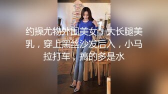 约操尤物外围美女，大长腿美乳，穿上黑丝沙发后入，小马拉打车，搞的多是水