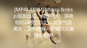 [MP4/ 489M]&nbsp;&nbsp;段友出征，泡良达人，深夜相约28岁小少妇，短发气质美女，美乳翘臀，干柴烈火激情交合中