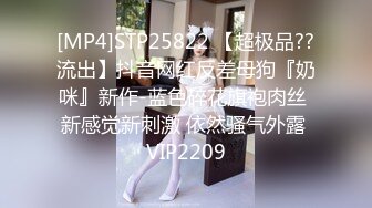 [MP4]STP25822 【超极品??流出】抖音网红反差母狗『奶咪』新作-蓝色碎花旗袍肉丝 新感觉新刺激 依然骚气外露 VIP2209