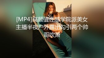 [MP4]高颜值性感学院派美女主播半夜户外露出勾引两个帅哥吹箫