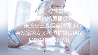 【新速片遞】 双节重磅福利❤️MJ震撼新品私房售价132元❤️未流出三人组全过程迷玩金发富家女多机位拍摄[2003MB/MP4/56:28]