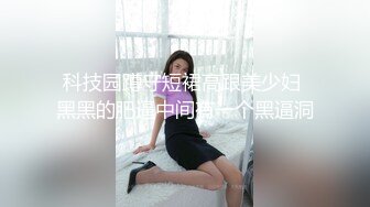 科技园蹲守短裙高跟美少妇 黑黑的肥逼中间有一个黑逼洞